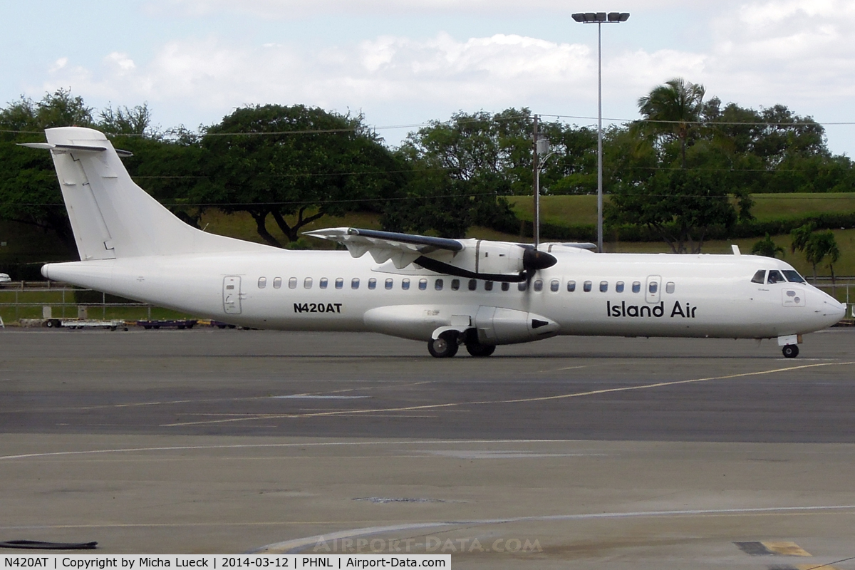 N420AT, 1994 ATR 72-212 C/N 420, At Honolulu