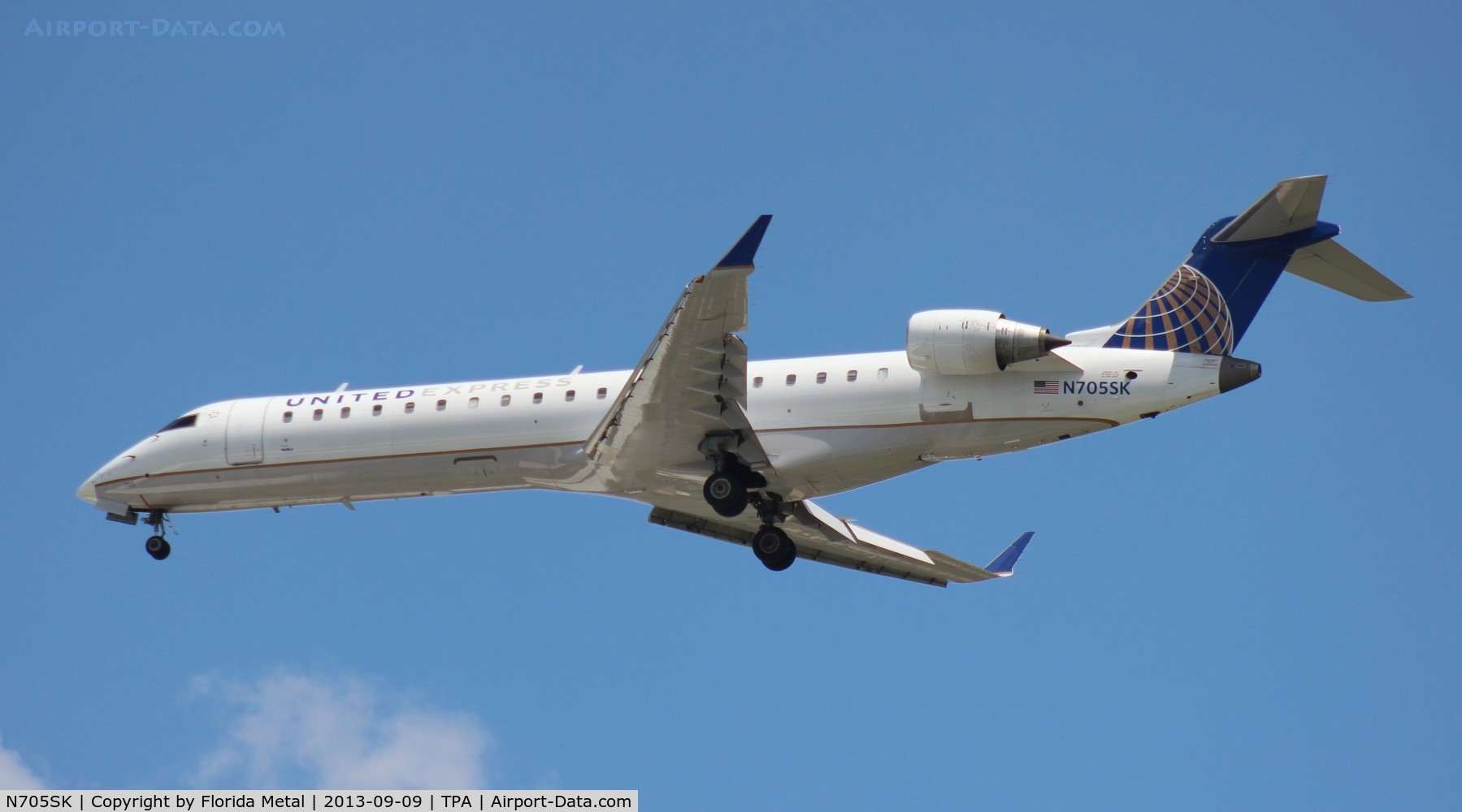N705SK, 2004 Bombardier CRJ-701 (CL-600-2C10) Regional Jet C/N 10145, Skywest CRJ-700
