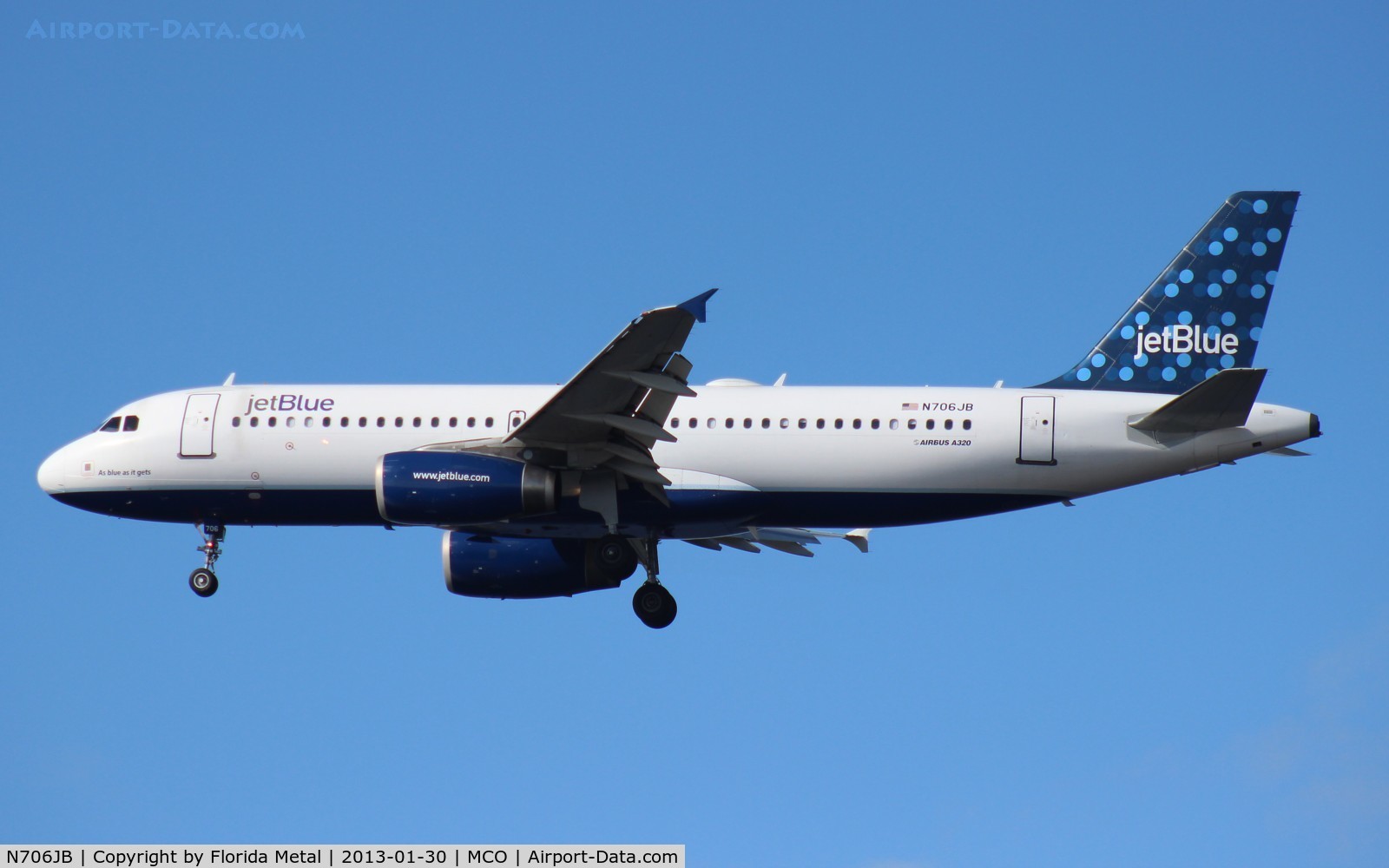 N706JB, 2008 Airbus A320-232 C/N 3451, Jet Blue A320