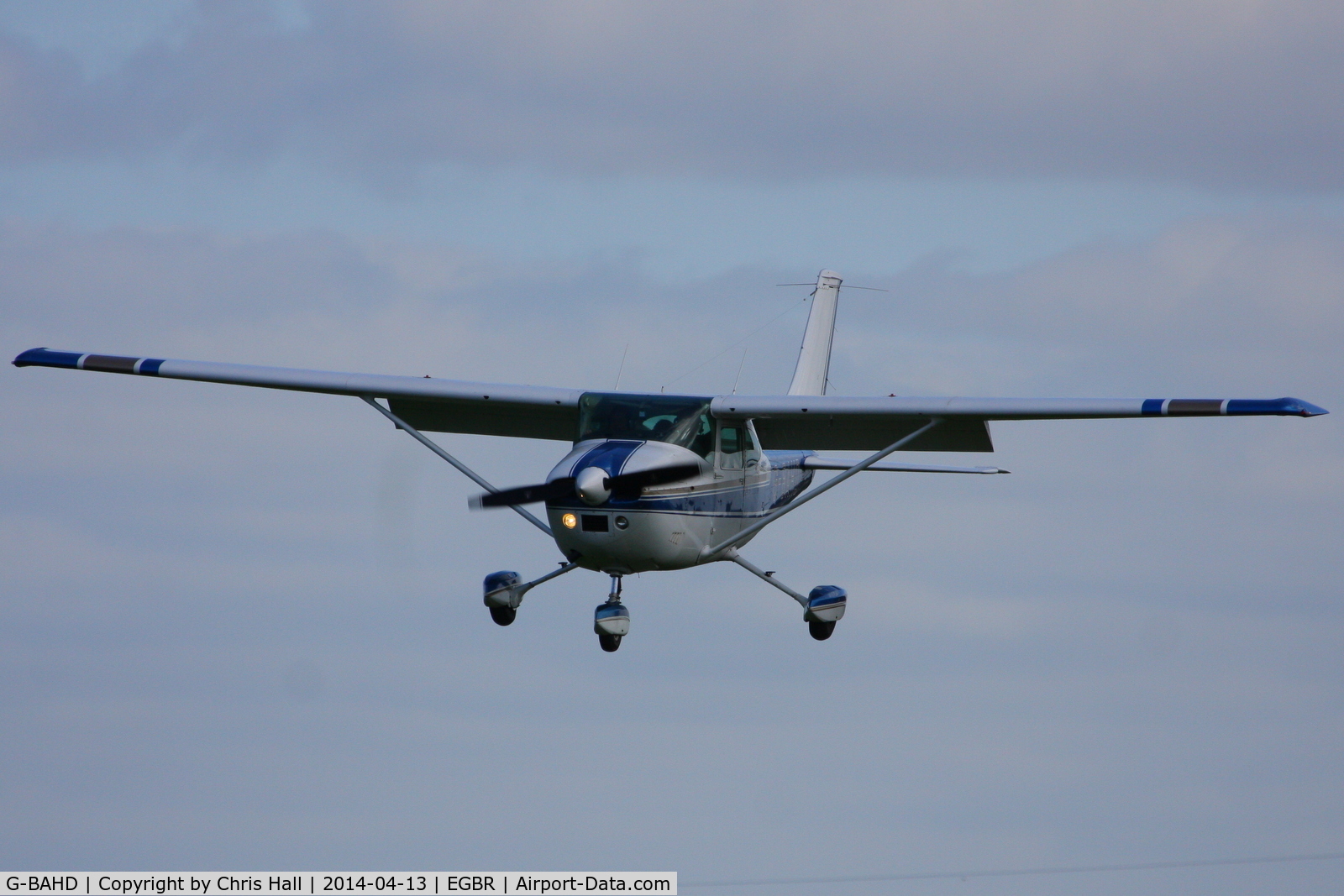 G-BAHD, 1972 Cessna 182P Skylane Skylane C/N 18261501, at Breighton's 'Early Bird' Fly-in 13/04/14