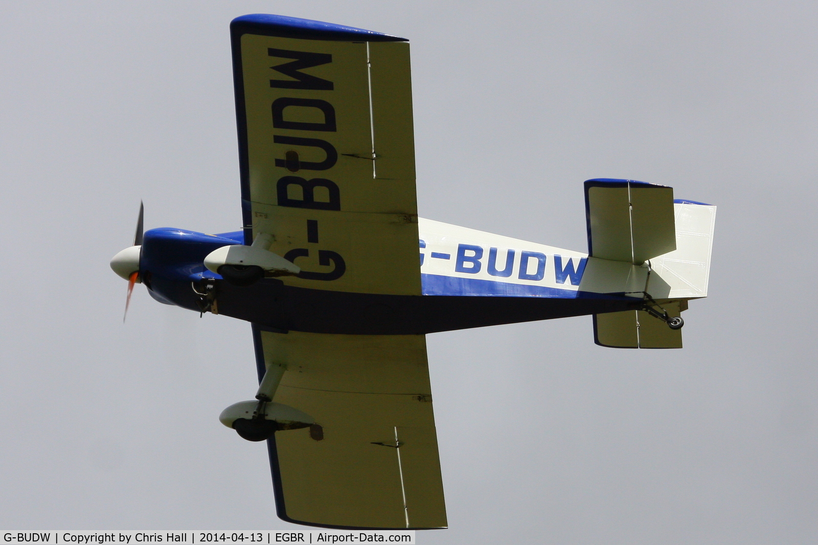 G-BUDW, 1992 Brugger MB-2 Colibri C/N PFA 043-10644, at Breighton's 'Early Bird' Fly-in 13/04/14