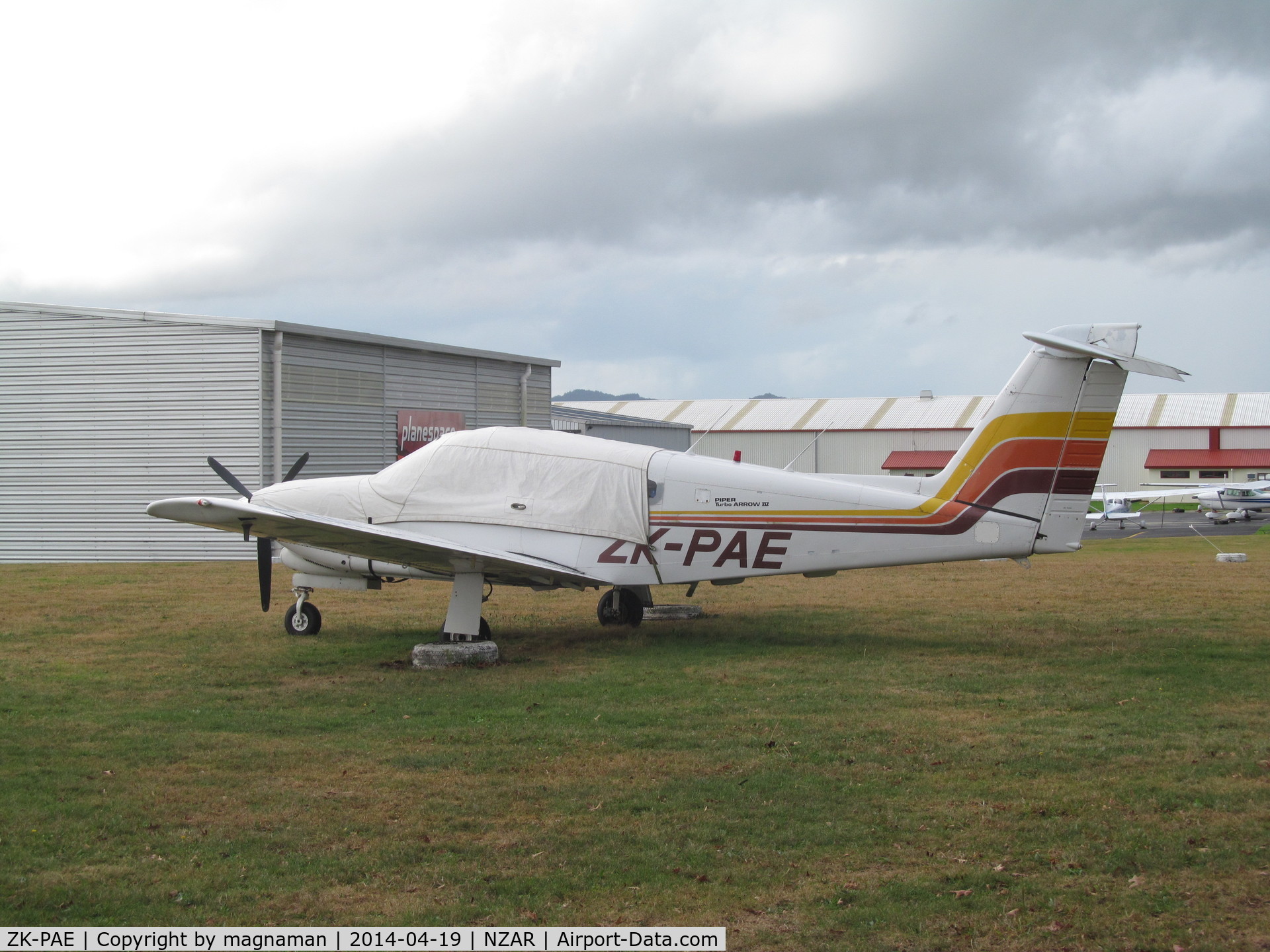ZK-PAE, Piper PA-28RT-201T Turbo Arrow IV C/N 28R-7931016, nippy today