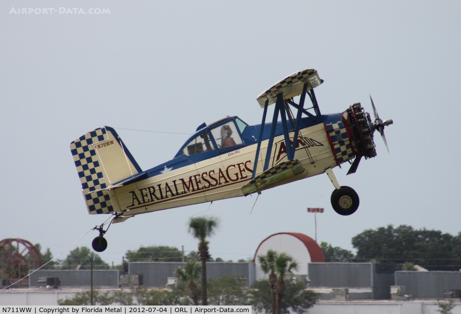 N711WW, Grumman-Schweizer G-164A C/N 1448, Aerial Messages Banner Tow Ag Cat