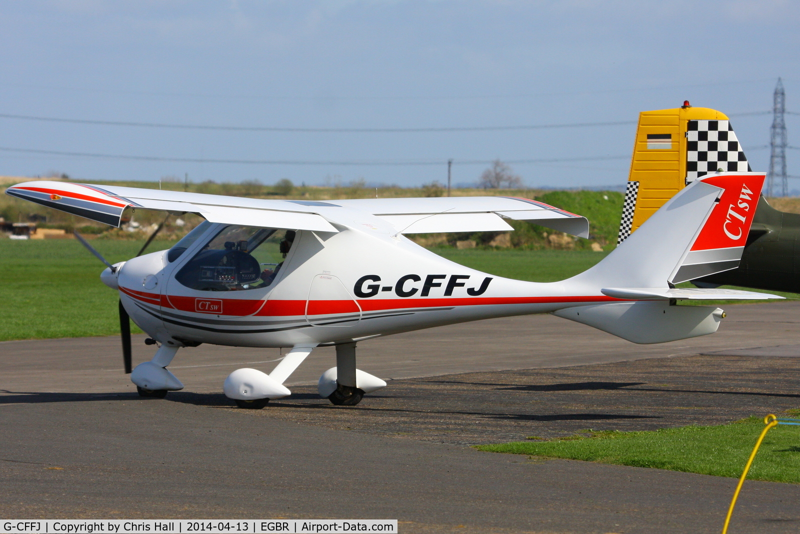 G-CFFJ, 2008 Flight Design CTSW C/N 8391, at Breighton's 'Early Bird' Fly-in 13/04/14