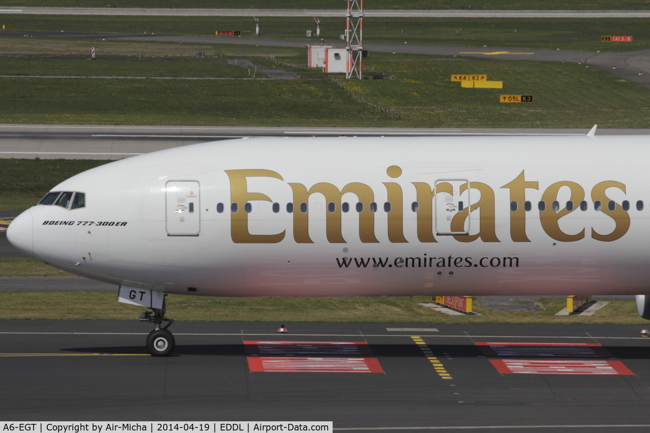 A6-EGT, 2012 Boeing 777-31H/ER C/N 35600, Emirates