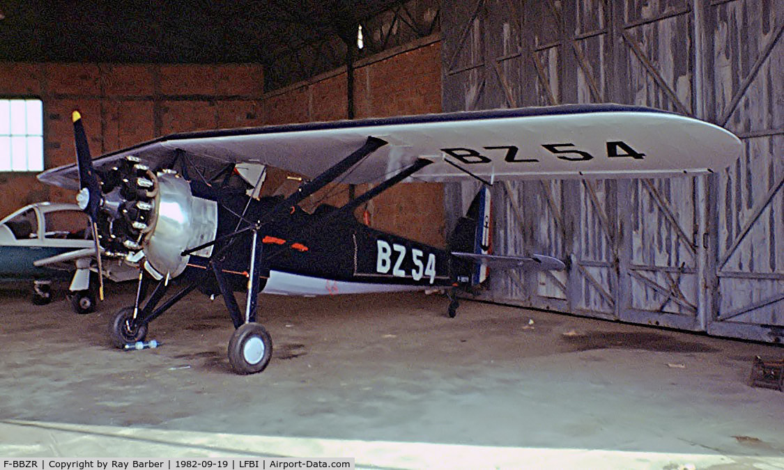 F-BBZR, Morane-Saulnier MS.317 C/N 258, Morane-Saulnier MS.317 [6512/258] Poitiers-Biard~F 19/09/1982. Taken from a slide.