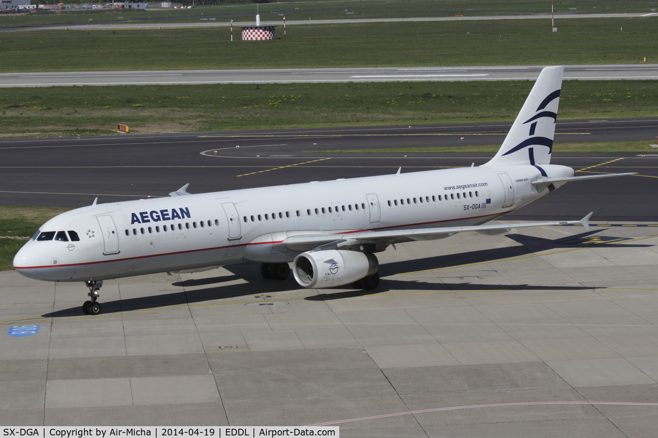 SX-DGA, 2009 Airbus A321-231 C/N 3878, Aegean Airlines