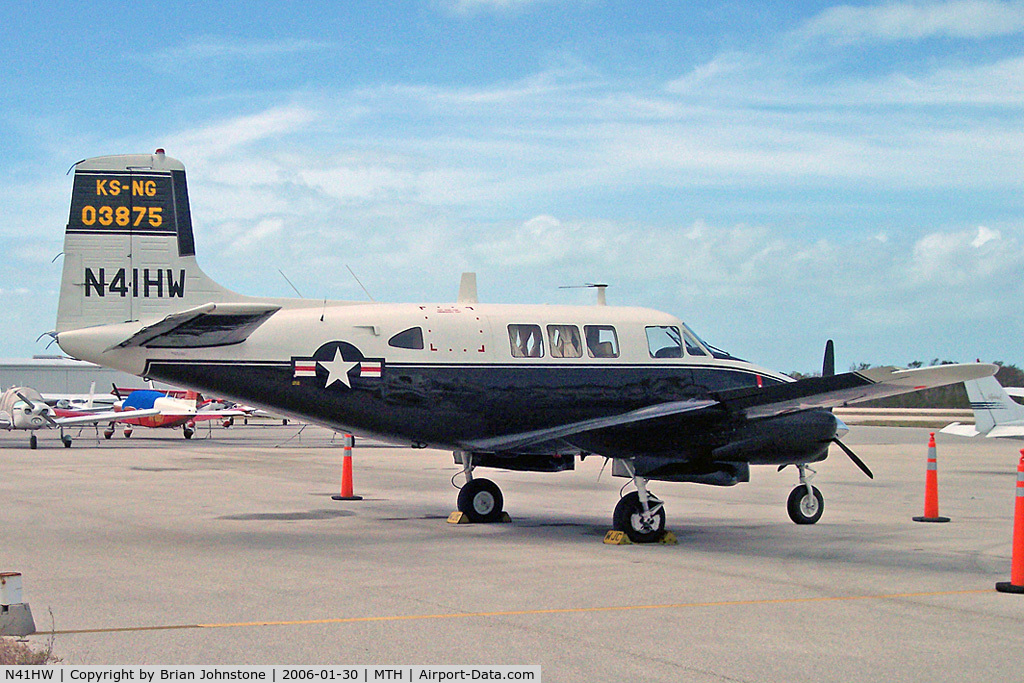 N41HW, Beech U-8F Seminole C/N LF.73, N41HW Beech U-8F MTH 30.1.06
