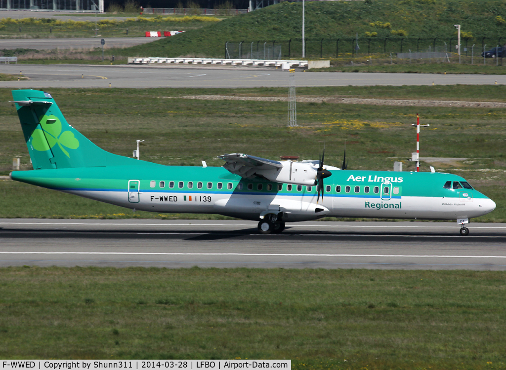 F-WWED, 2014 ATR 72-600 C/N 1139, C/n 1139 - To be EI-FCY