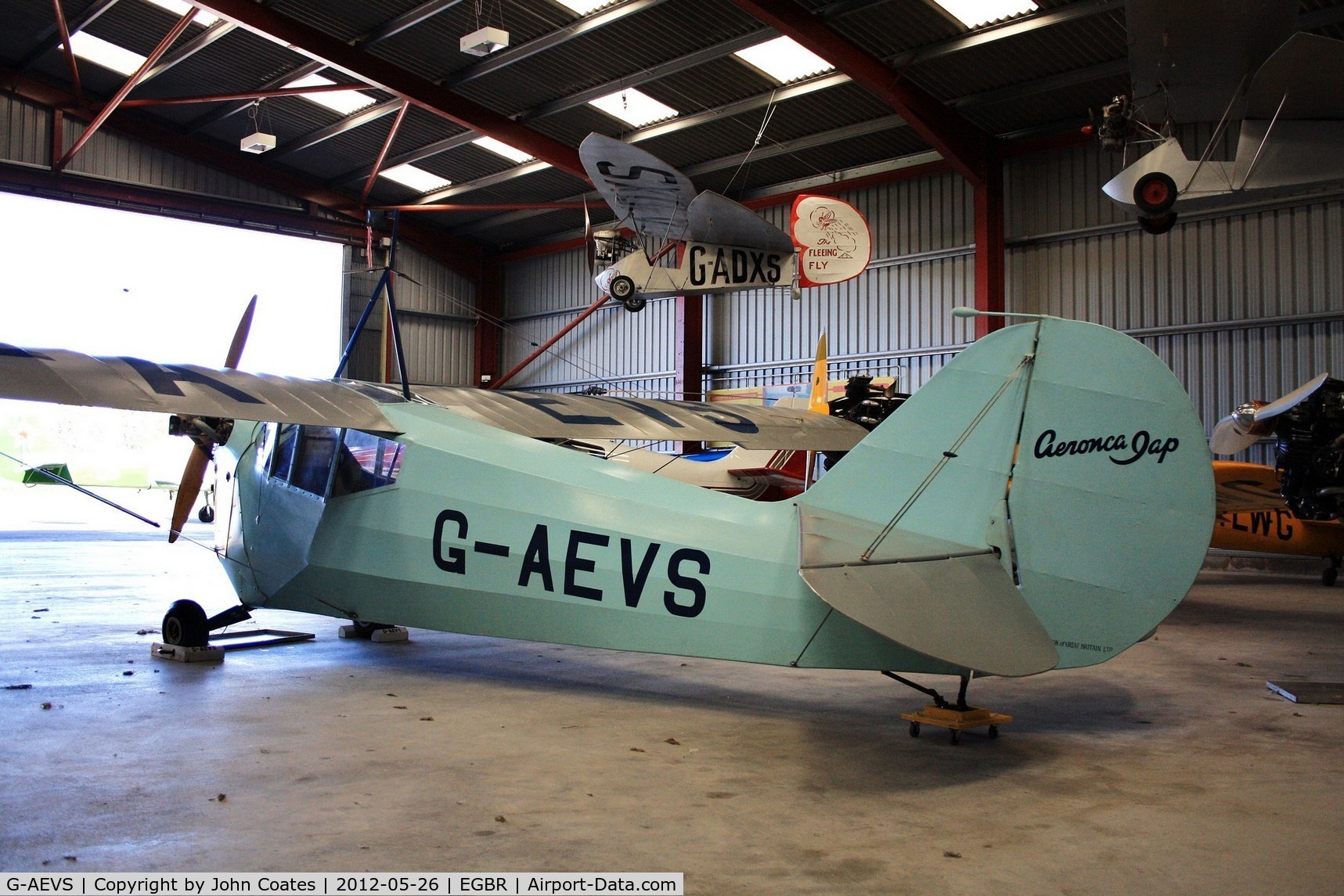 G-AEVS, 1937 Aeronca 100 C/N AB114, Resident