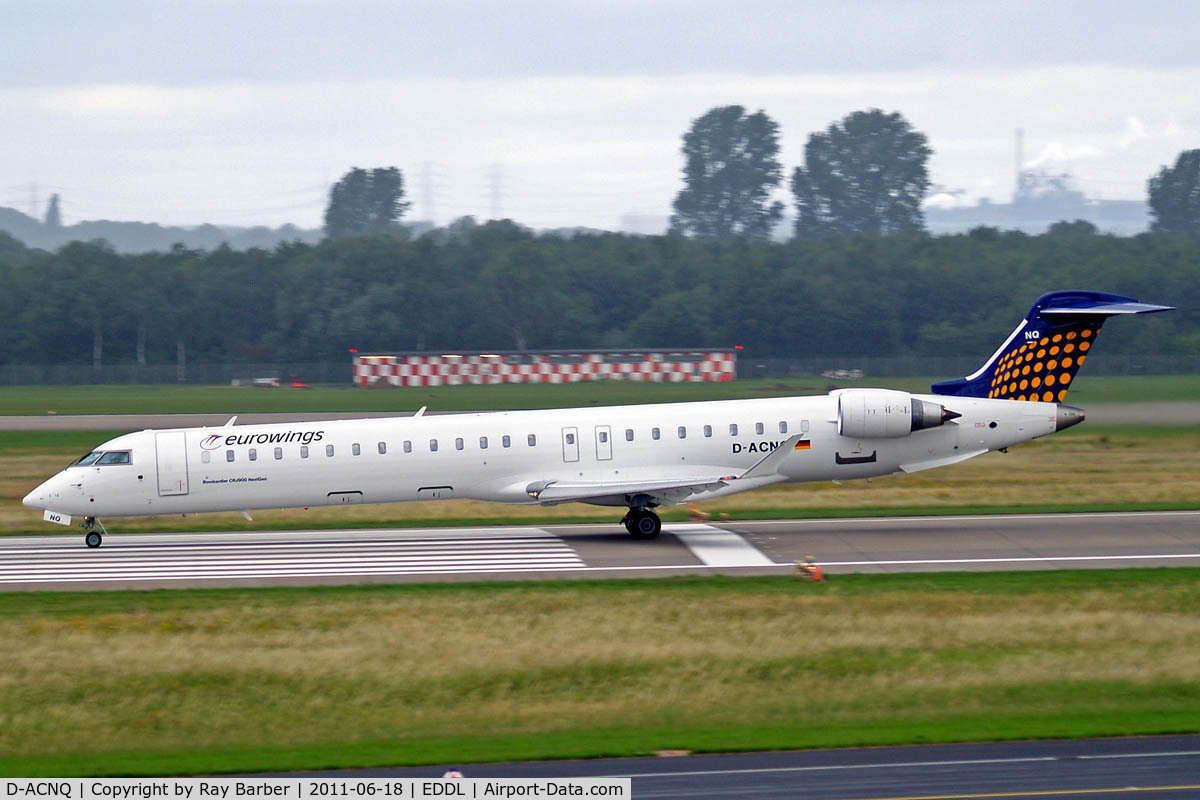 D-ACNQ, 2010 Bombardier CRJ-900LR (CL-600-2D24) C/N 15260, Canadair CRJ-900 [15260] (Eurowings) Dusseldorf~D 18/06/2011