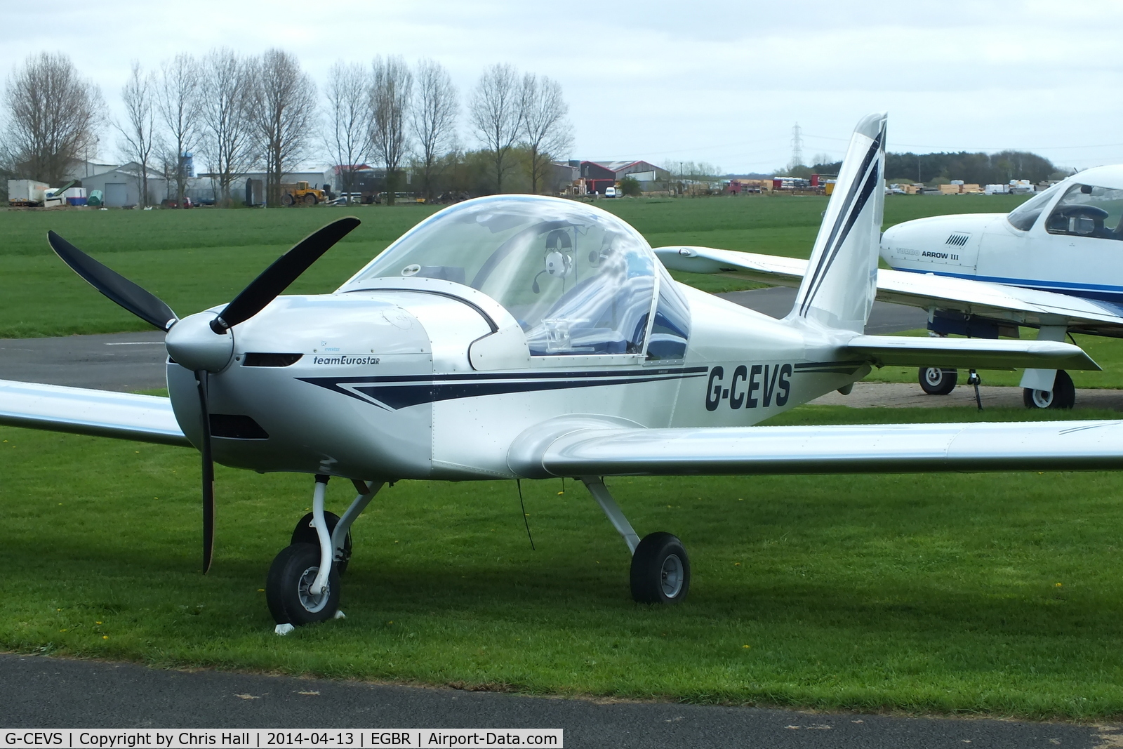 G-CEVS, 2007 Cosmik EV-97 TeamEurostar UK C/N 3102, at Breighton's 'Early Bird' Fly-in 13/04/14