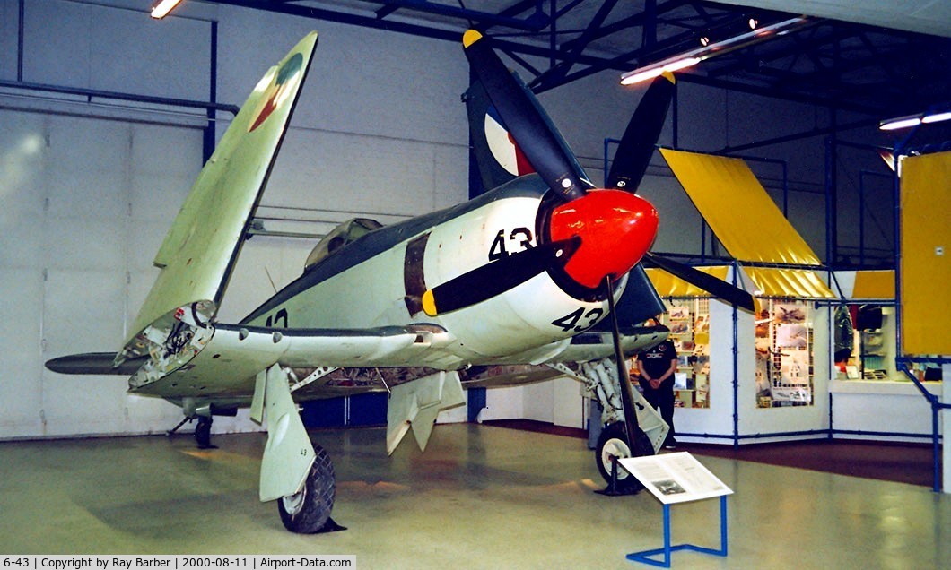 6-43, Hawker Sea Fury FB.51 C/N 631D, Hawker Sea Fury FB.50 [6310] Kamp Van Zeist Soesterberg~PH 11/08/2000