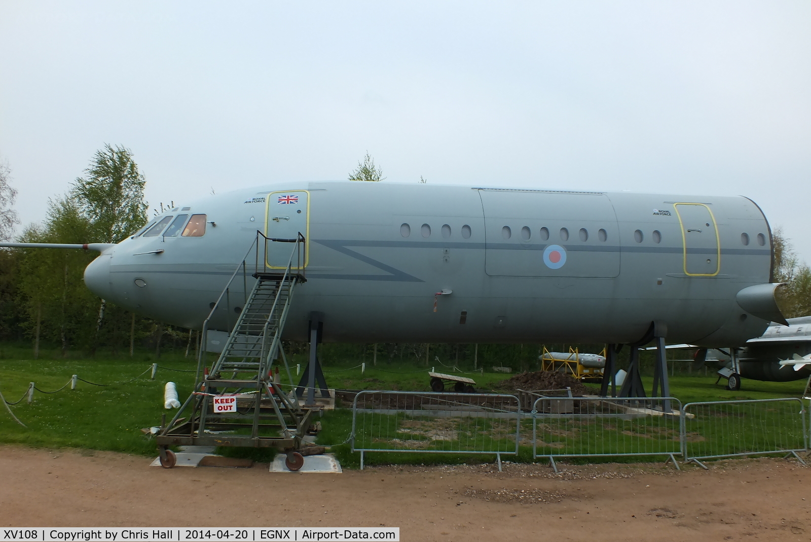 XV108, 1968 Vickers VC10 C.1K C/N 838, latest addition at the East Midlands Aeropark