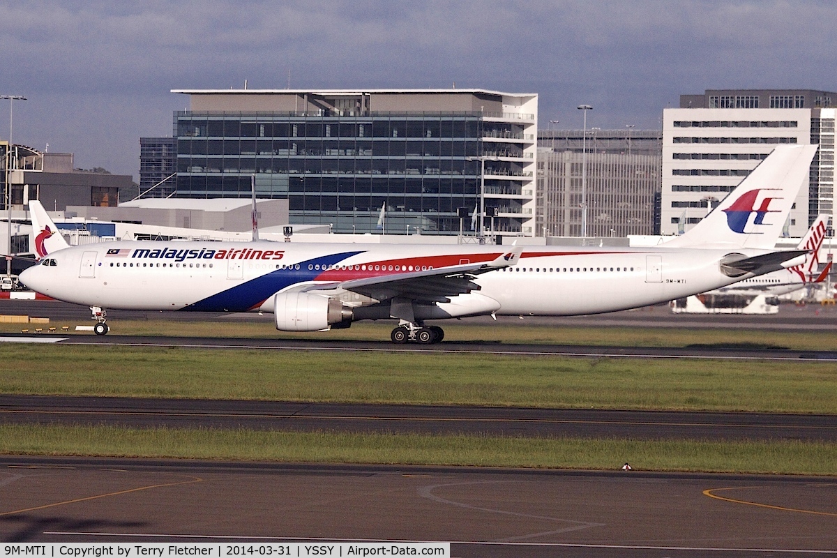 9M-MTI, 2012 Airbus A330-323(X) C/N 1337, 2012 Airbus A330-323(X), c/n: 1337 at Sydney