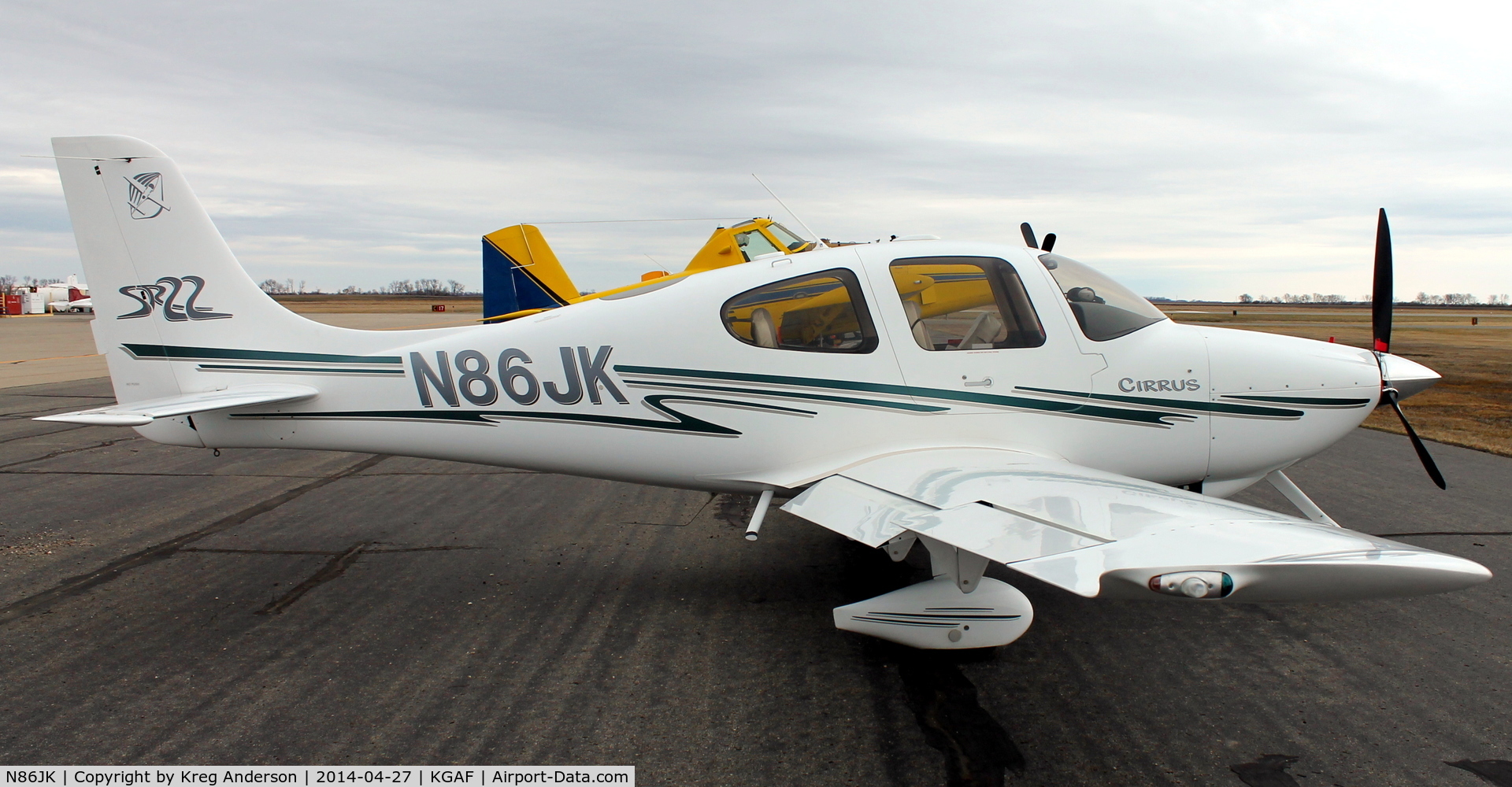 N86JK, 2003 Cirrus SR-22 C/N 0525, EAA Chapter 380 Fly-in in Grafton, ND.