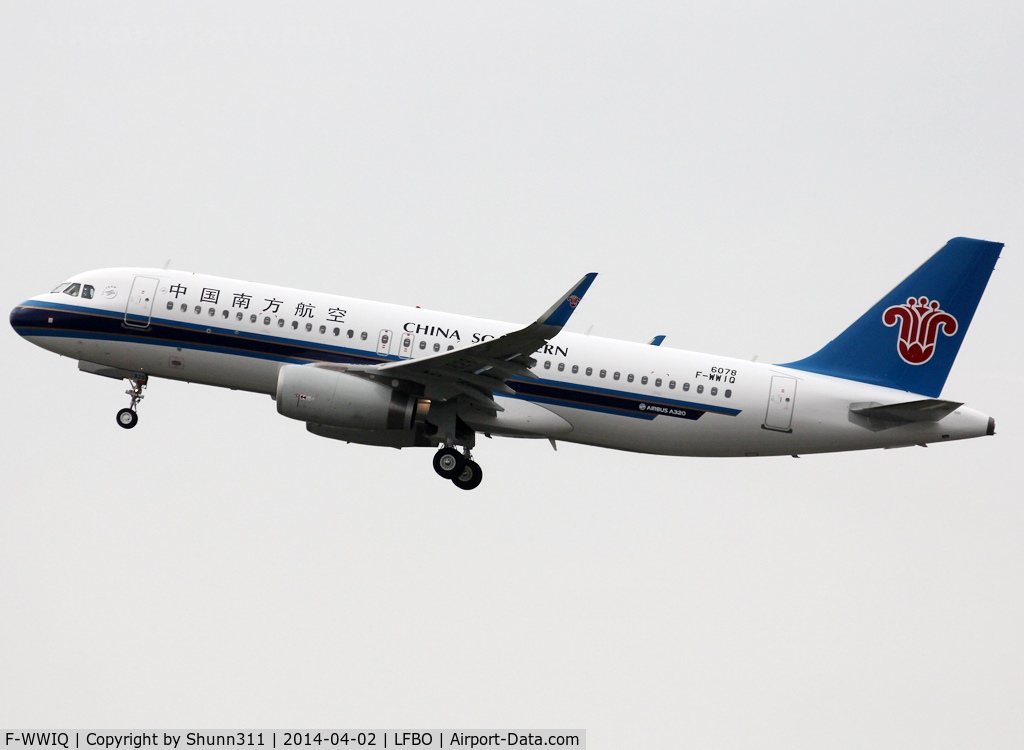 F-WWIQ, 2014 Airbus A320-232 C/N 6078, C/n 6078 - To be B-1828