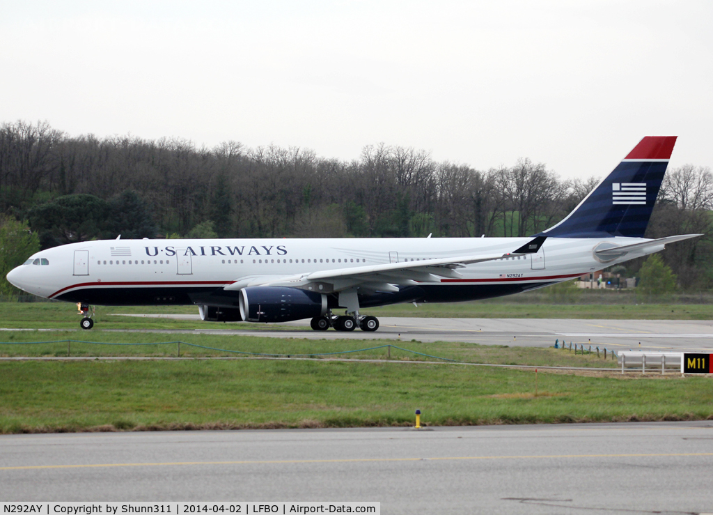 N292AY, 2014 Airbus A330-243 C/N 1512, Delivery day