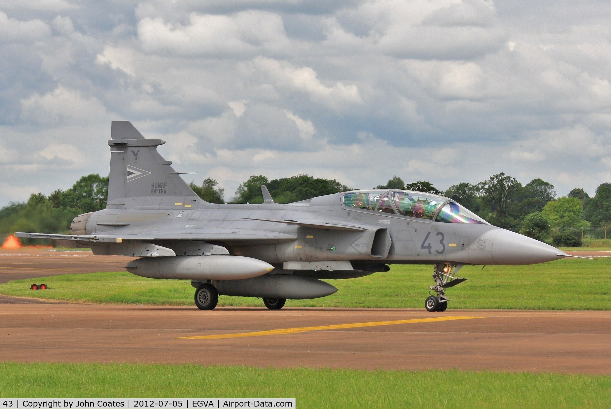 43, Saab JAS-39D Gripen C/N 39852, RIAT 2012