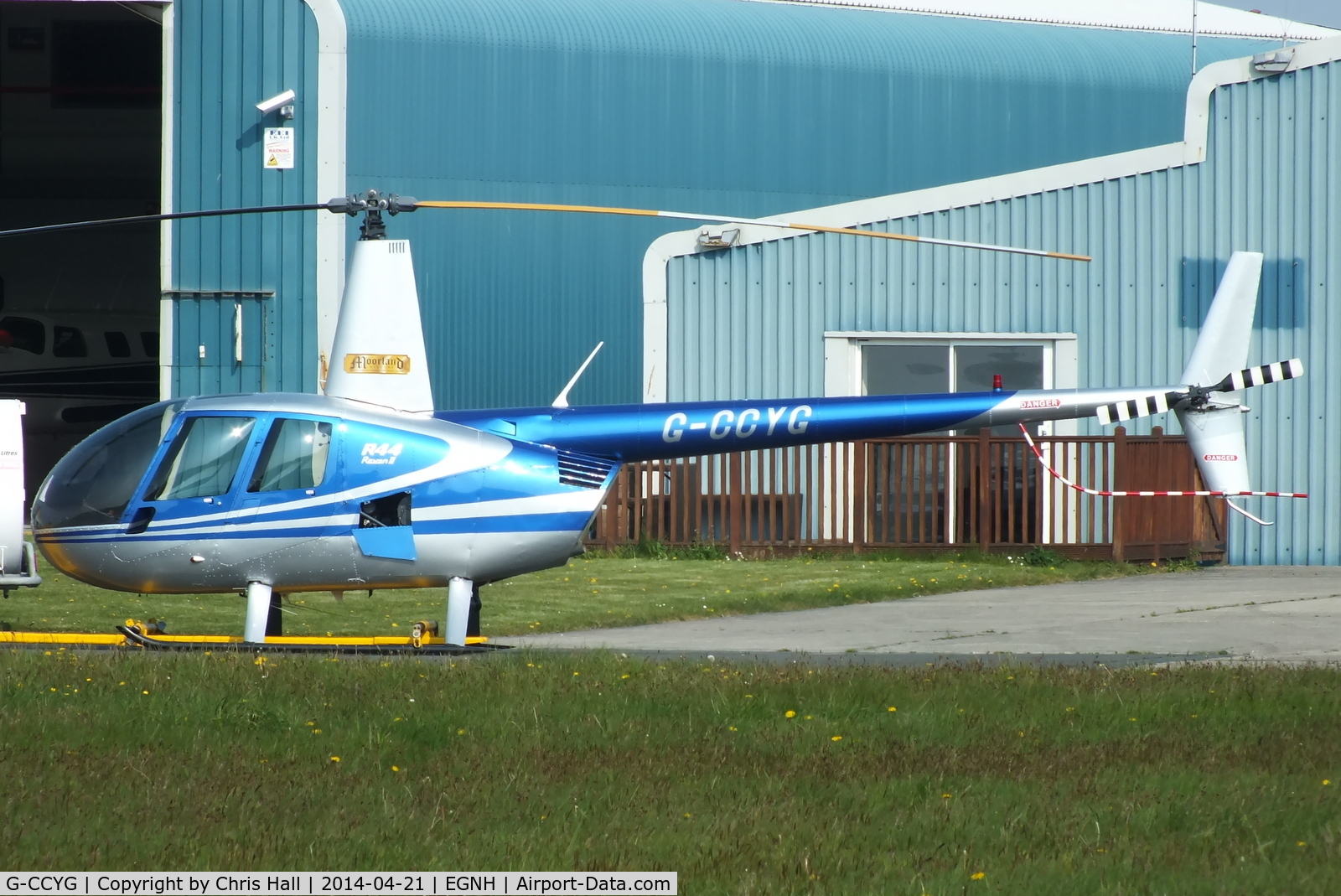 G-CCYG, 2004 Robinson R44 Raven II C/N 10424, Moorland Windows