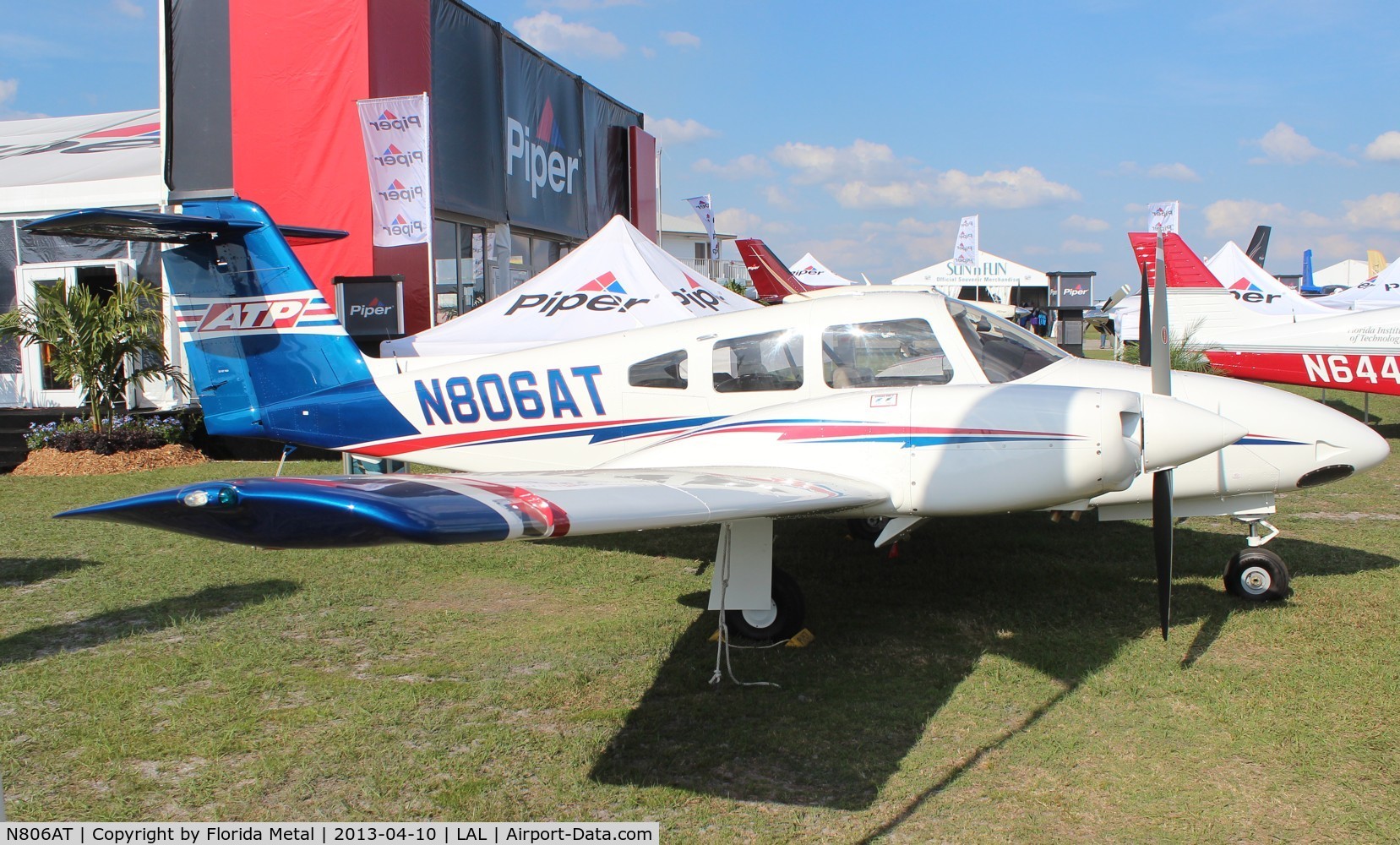 N806AT, 2013 Piper PA-44-180 Seminole C/N 4496335, Piper PA-44