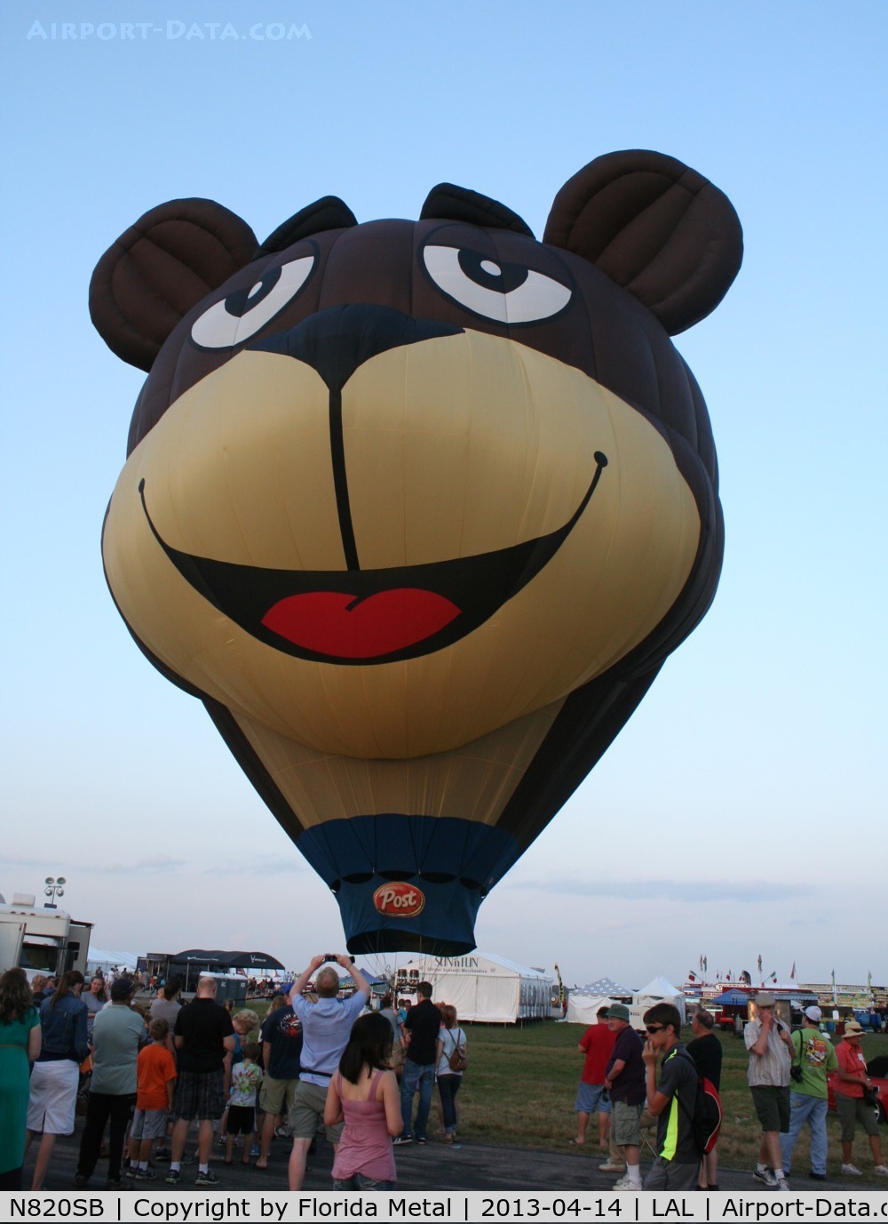 N820SB, 2008 Cameron Balloons Z-90 C/N 6529, Sugar Bear