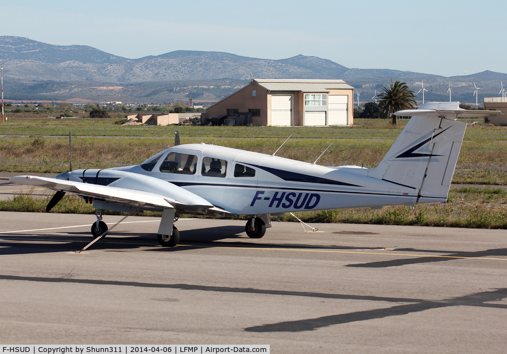 F-HSUD, Piper PA-44-180 Seminole C/N 44-8095027, New owner and parked at the Airclub... Ex. PH-VKA