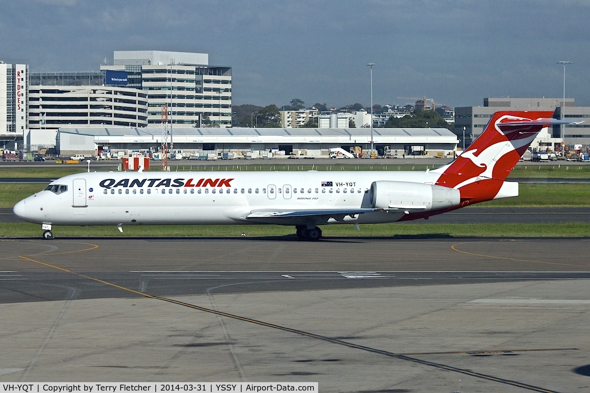 VH-YQT, 2004 Boeing 717-200 C/N 55179, 2004 Boeing 717-200, c/n: 55179 at Sydney