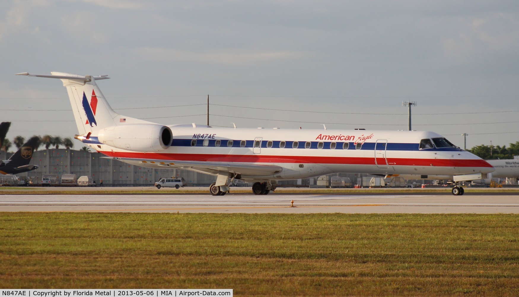 N847AE, 2003 Embraer ERJ-140LR (EMB-135KL) C/N 145707, Eagle E140