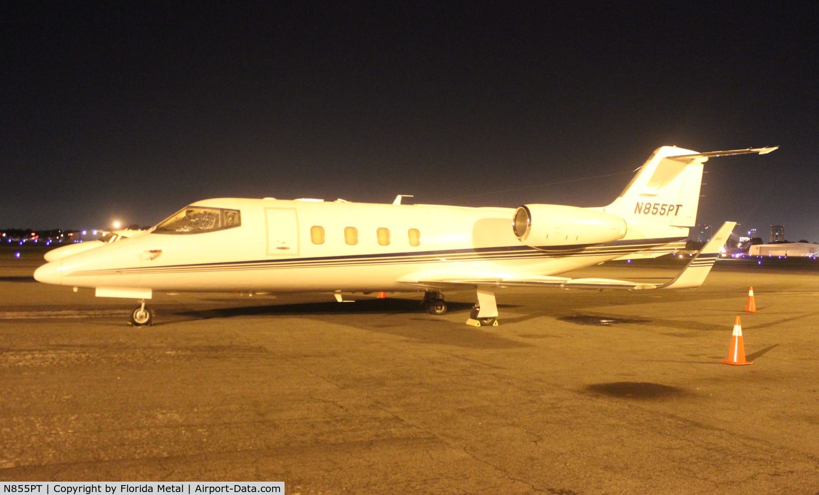 N855PT, Gates Learjet 55 C/N 046, Lear 55