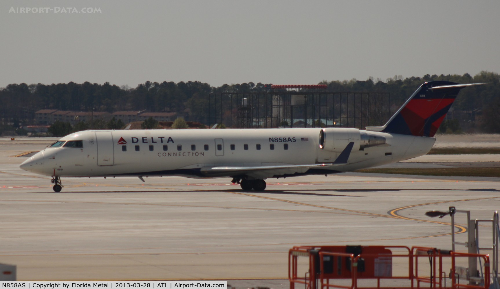 N858AS, 2000 Bombardier CRJ-200ER (CL-600-2B19) C/N 7417, ASA CRJ-200