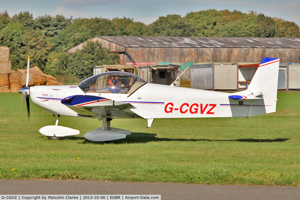 G-CGVZ, 2011 Zenair CH-601 XL C/N LAA 162B-14990, Zenair CH 601XL at The Real Aeroplane Club's Pre-Hibernation Fly-In, Breighton Airfield, October 2013.