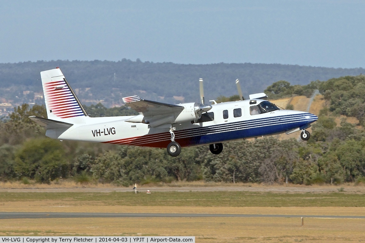 VH-LVG, 1979 Rockwell International 690B C/N 11551, 1979 Rockwell International 690B, c/n: 11551 at Jandakot