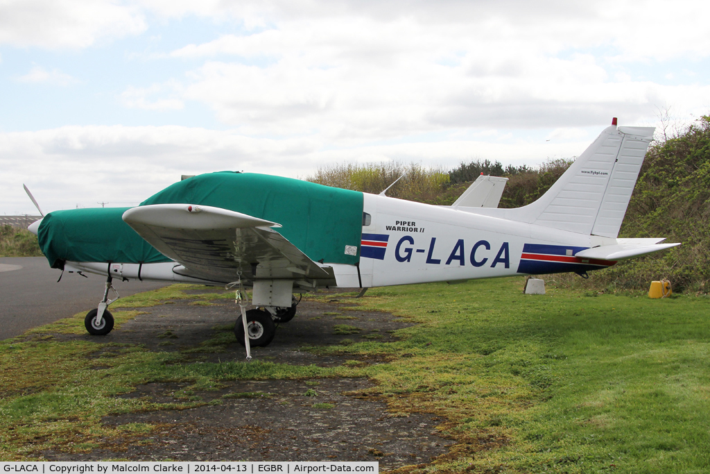 G-LACA, 1978 Piper PA-28-161 Cherokee Warrior II C/N 28-7816036, Piper PA-28-161 at The Real Aeroplane Club's Early Bird Fly-In, Breighton Airfield, April 2014.