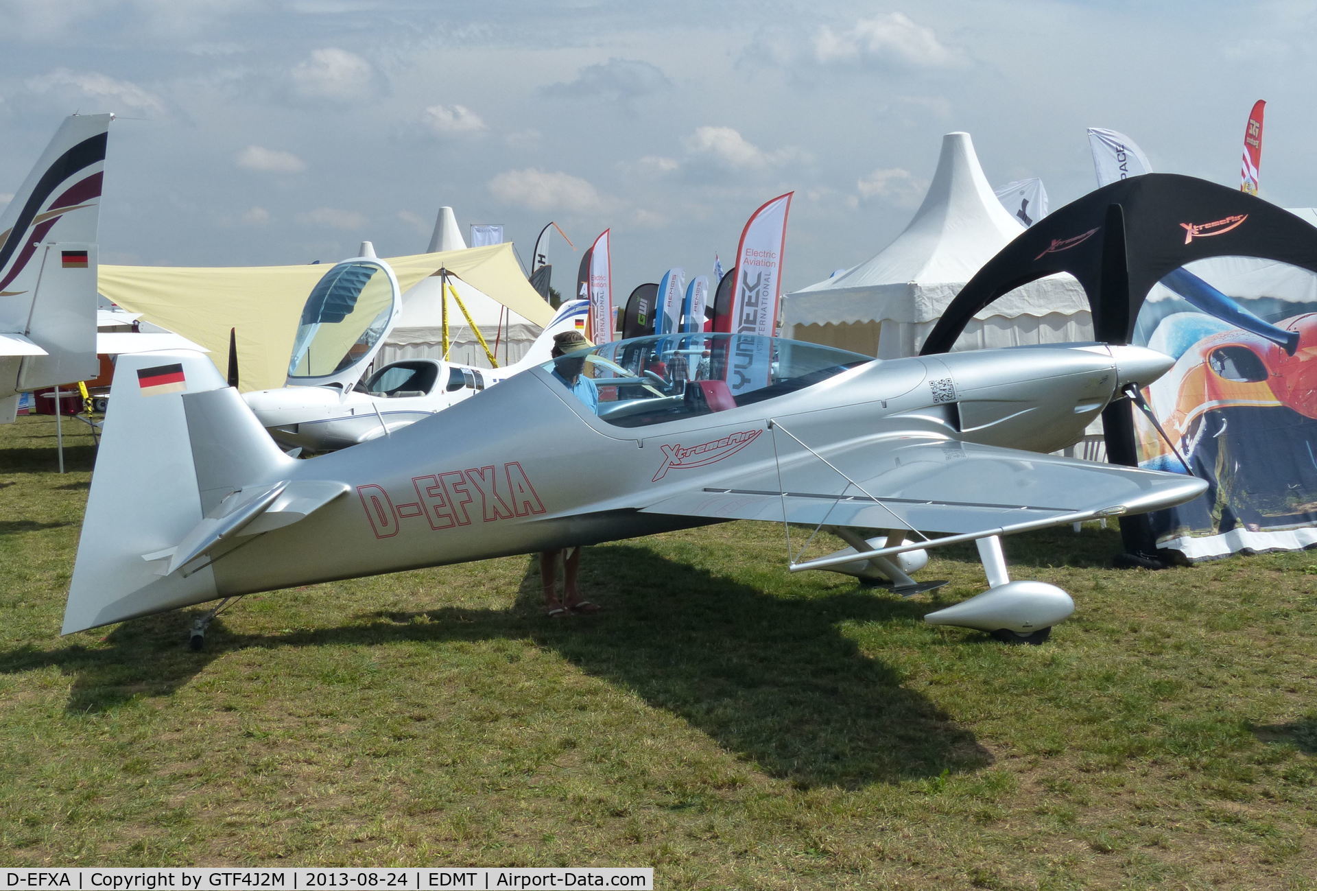 D-EFXA, XtremeAir XA-42 Sbach 342 C/N 102, D-EFXA at Tannheim 24.8.13