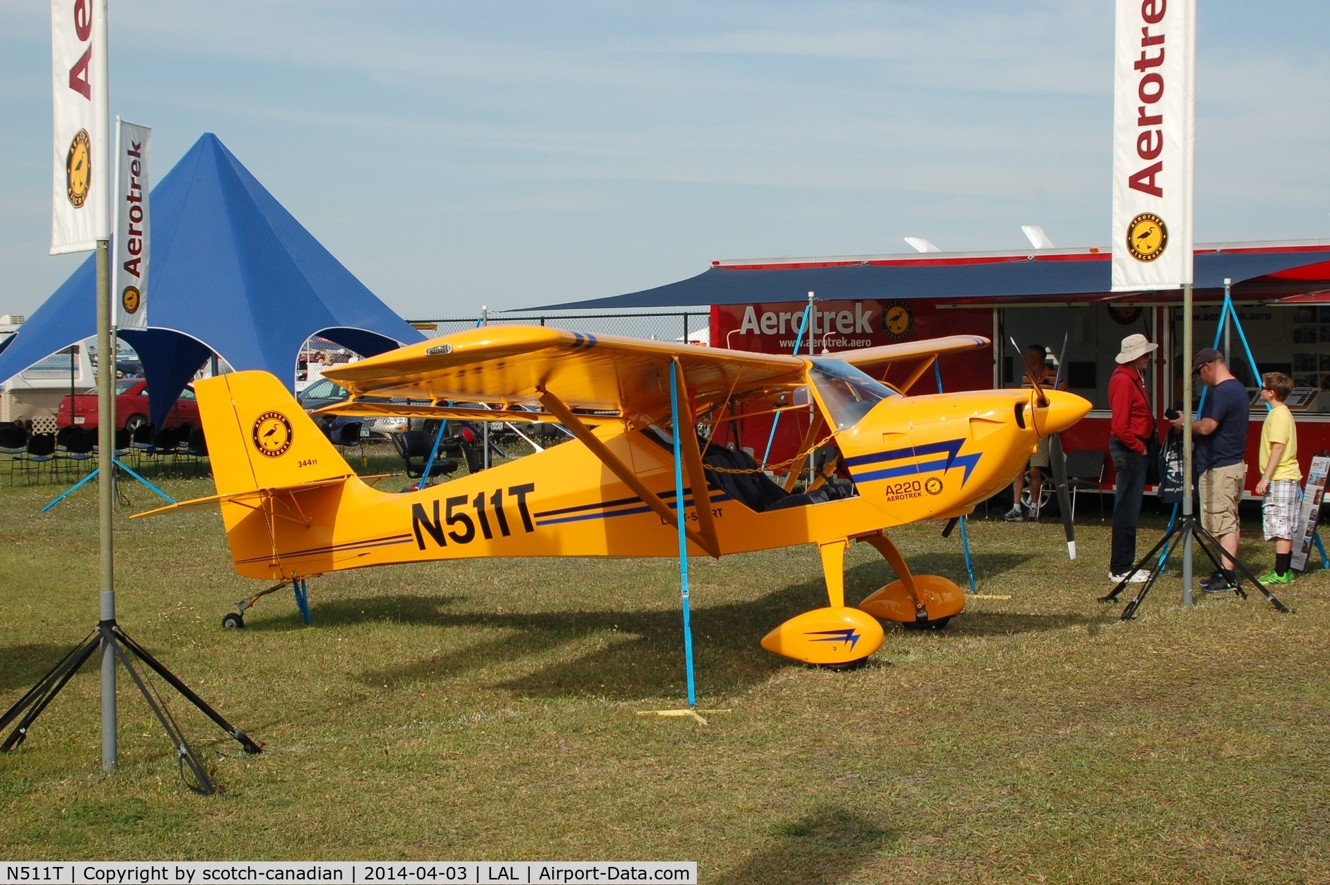 N511T, 2011 Aeropro CZ A220 C/N 34411, 2011 Aerotek A220, N511T, at 2014 Sun n Fun, Lakeland Linder Regional Airport, Lakeland, FL