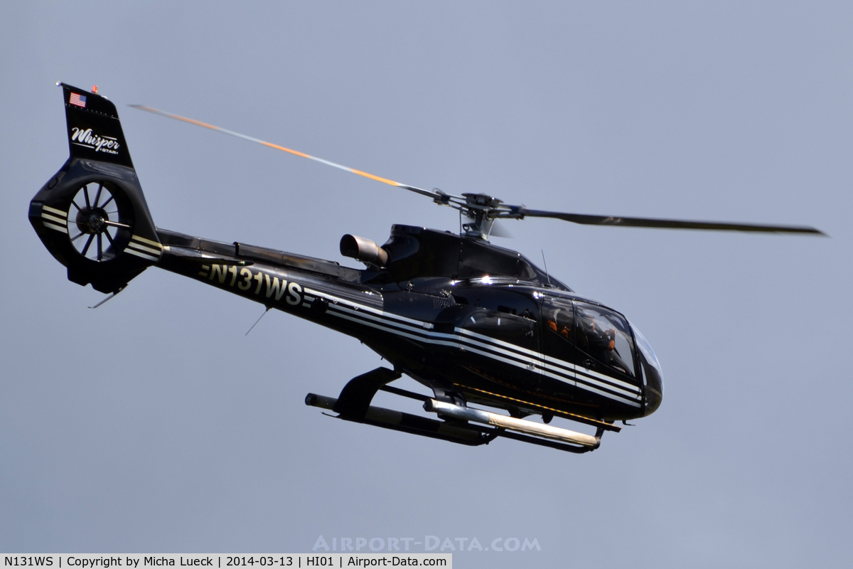 N131WS, Eurocopter EC-130B-4 (AS-350B-4) C/N 3521, At Princeville