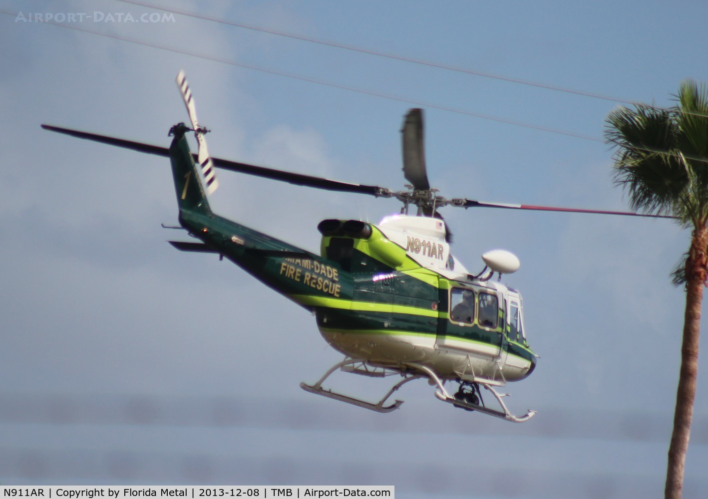 N911AR, 2005 Bell 412EP C/N 36382, Miami Dade Fire Rescue Bell 412EP