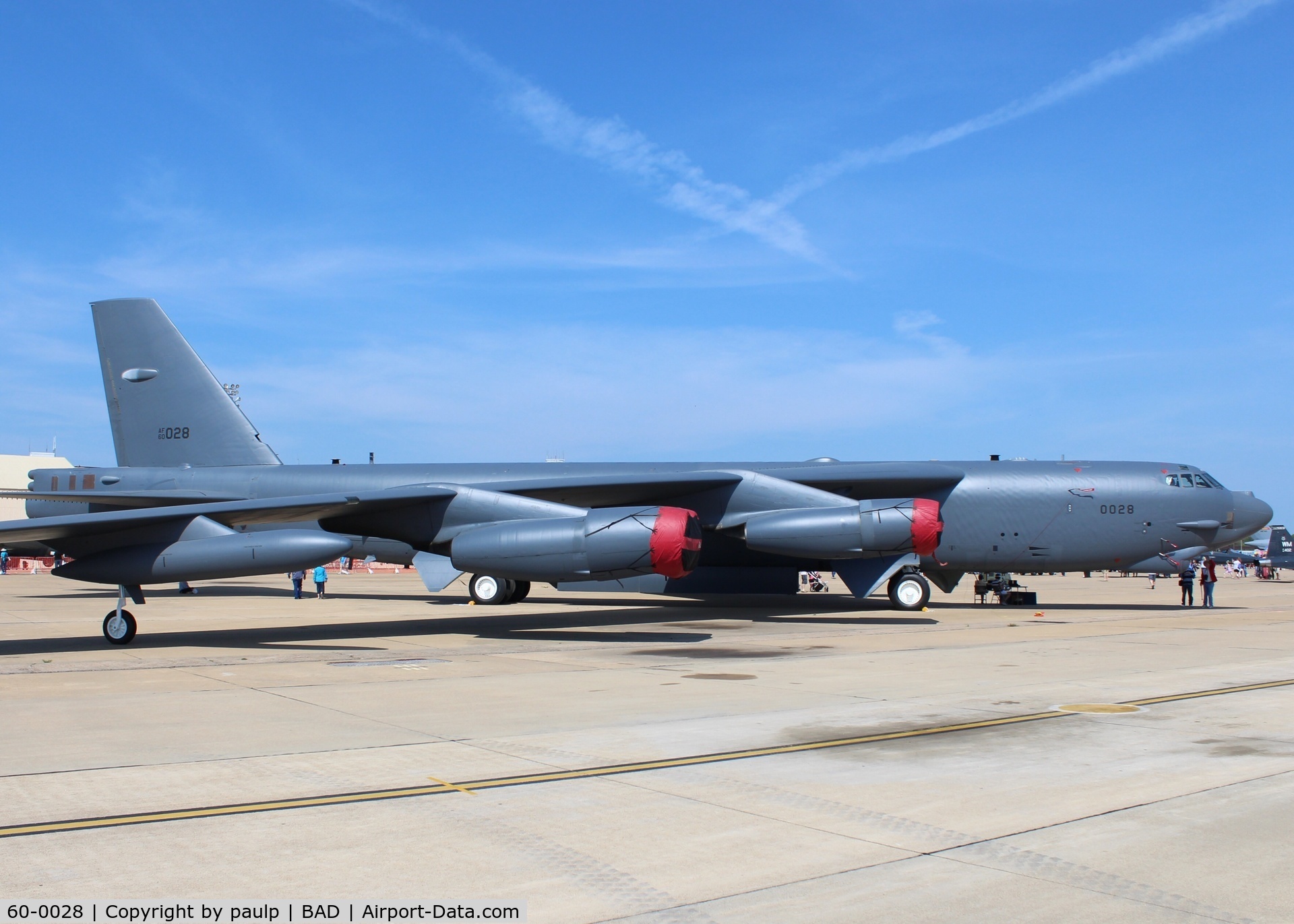 60-0028, 1960 Boeing B-52H Stratofortress C/N 464393, At Barksdale Air Force Base.