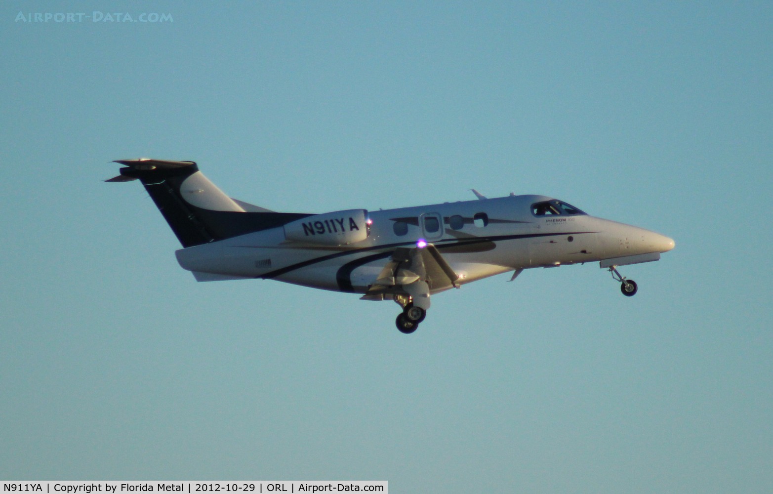 N911YA, 2012 Embraer EMB-500 Phenom 100 C/N 50000300, Phenom 100