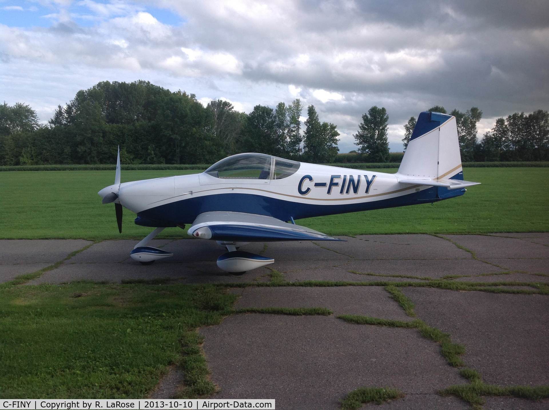 C-FINY, 2012 Vans RV-7A C/N 71490, Photo taken at CPR2, Embrun Airpark