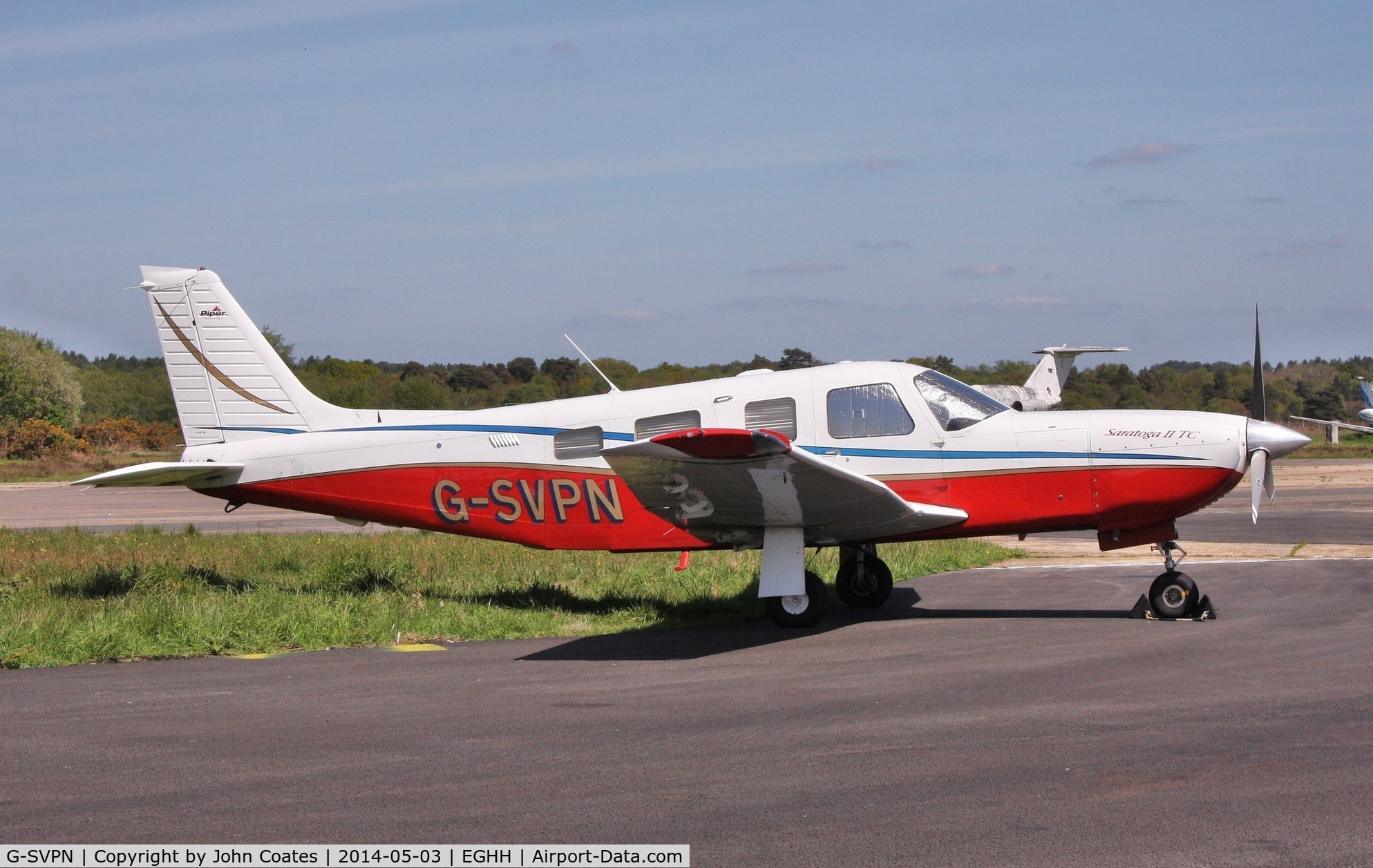 G-SVPN, 2003 Piper PA-32R-301T Turbo Saratoga C/N 3257310, At BHL