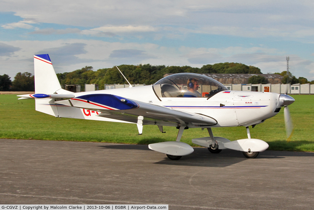 G-CGVZ, 2011 Zenair CH-601 XL C/N LAA 162B-14990, Zenair CH 601XL at The Real Aeroplane Club's Pre-Hibernation Fly-In, Breighton Airfield, October 2013.