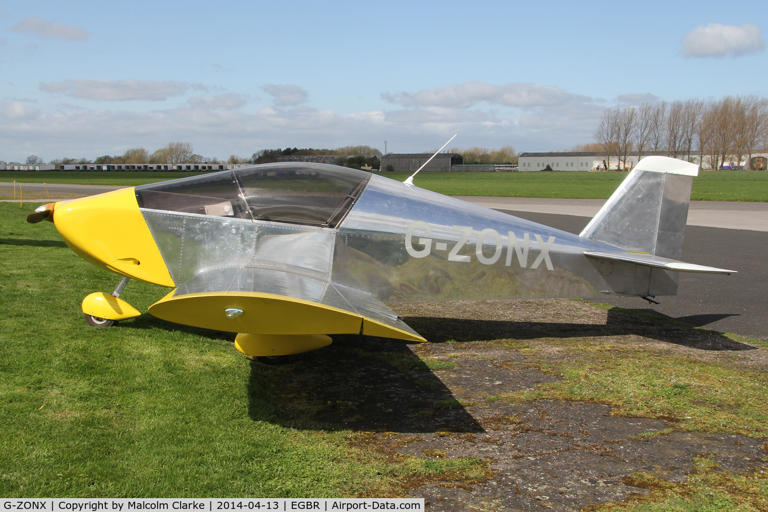 G-ZONX, 2007 Sonex Sonex C/N PFA 337-14689, Sonex at The Real Aeroplane Club's Early Bird Fly-In, Breighton Airfield, April 2014.