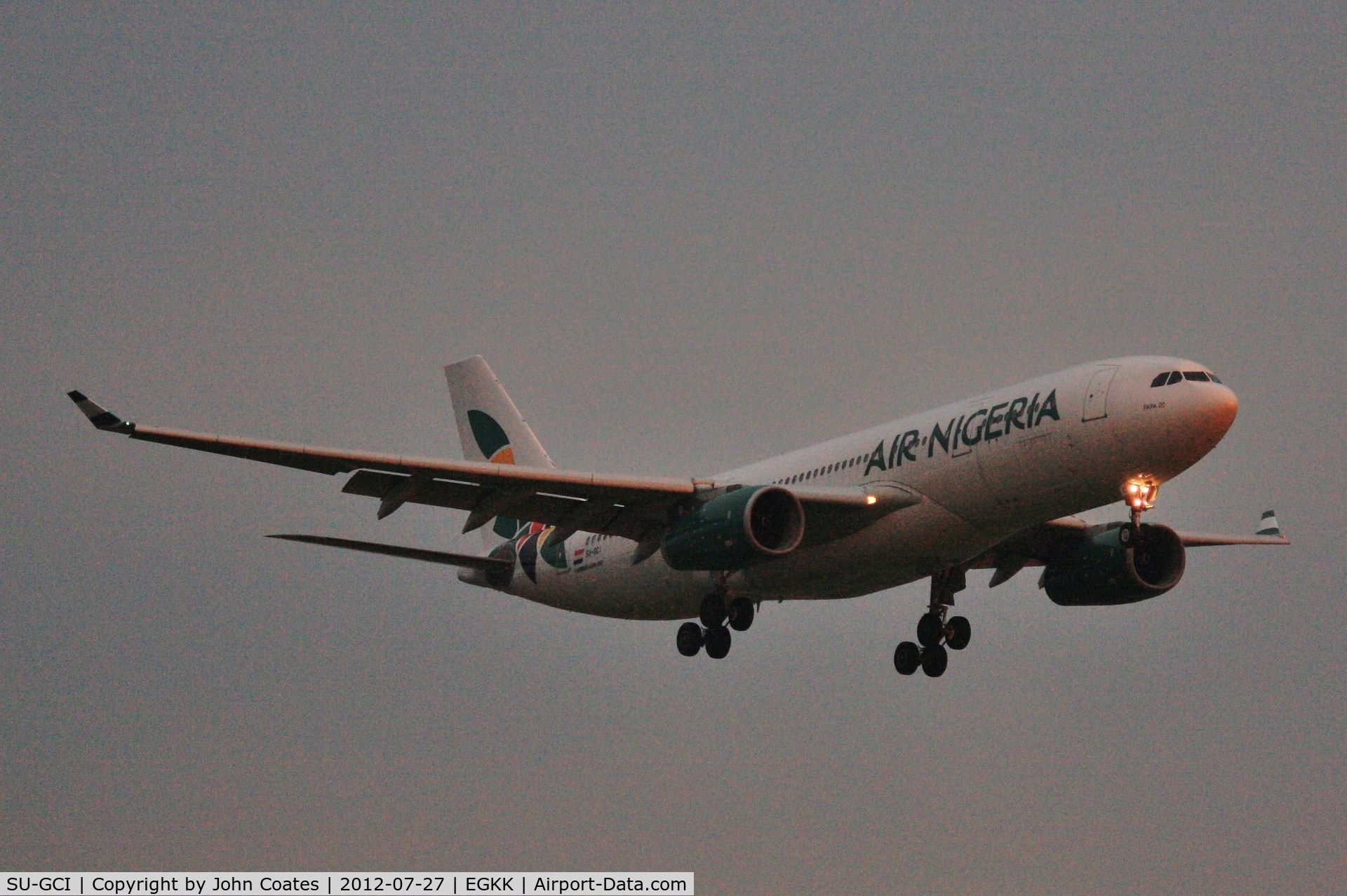SU-GCI, 2005 Airbus A330-243 C/N 696, First light arrival