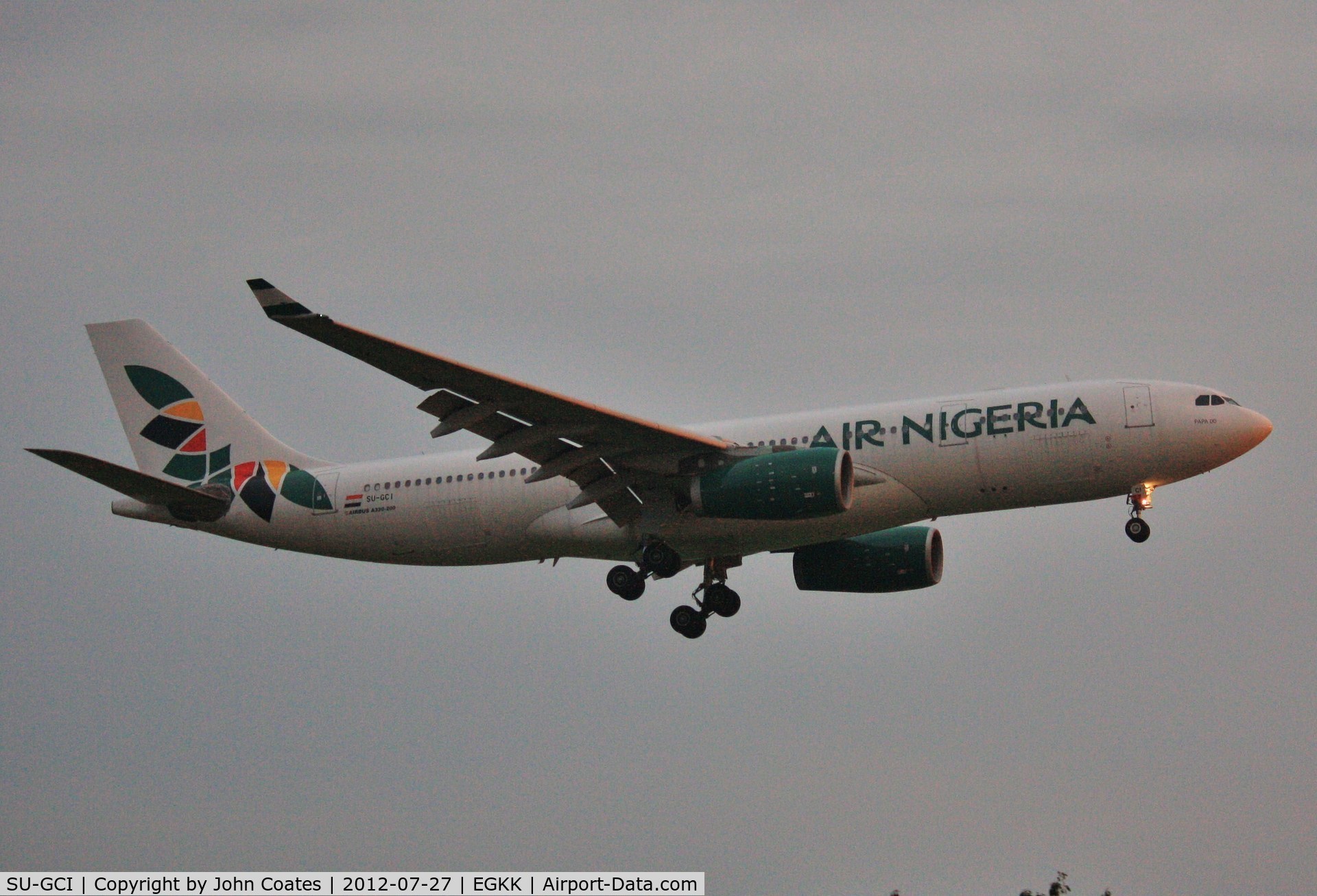 SU-GCI, 2005 Airbus A330-243 C/N 696, Dawn arrival - leased from EgyptAir