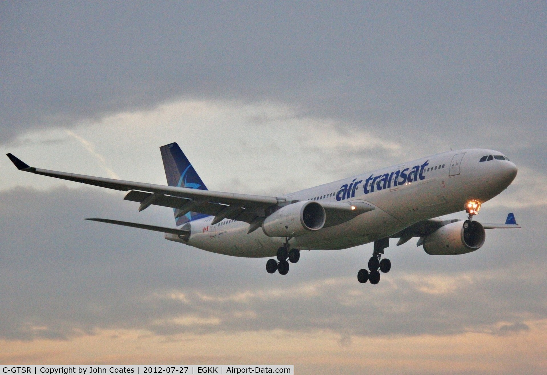 C-GTSR, 2008 Airbus A330-243 C/N 966, Dawn arrival