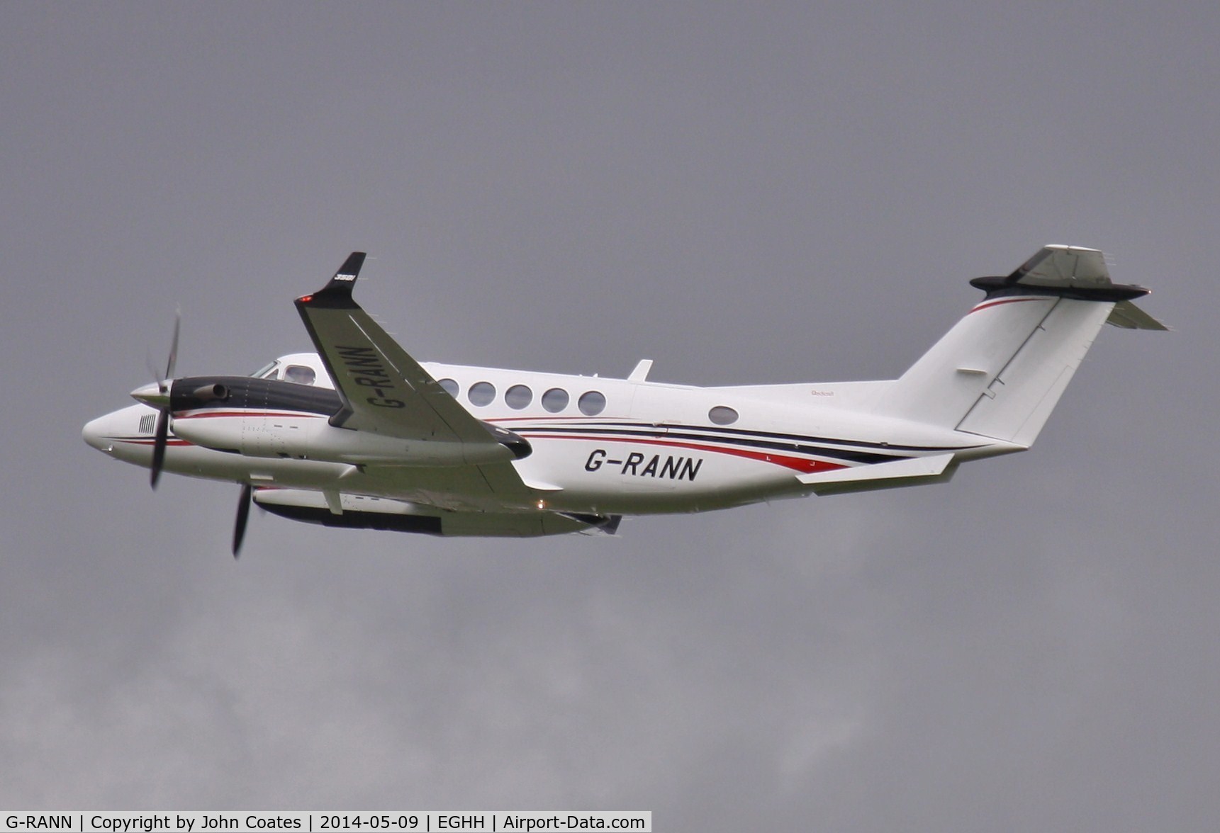 G-RANN, 2013 Beech B300 King Air King Air C/N FL-899, Cega's replacement for N500CS departs