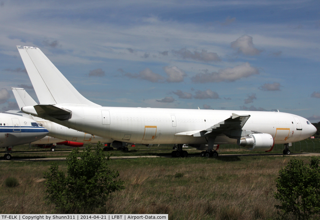 TF-ELK, 1990 Airbus A300B4-622R(F) C/N 557, Still stored but registration removed
