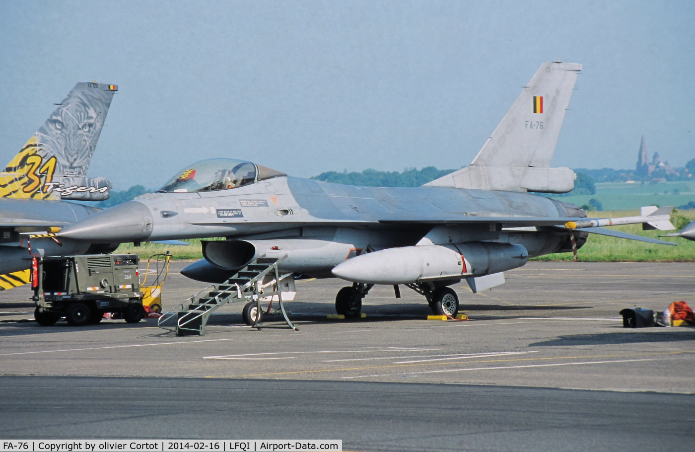 FA-76, 1984 General Dynamics F-16AM Fighting Falcon C/N 2Z-05, Cambrai tiger meet 2003